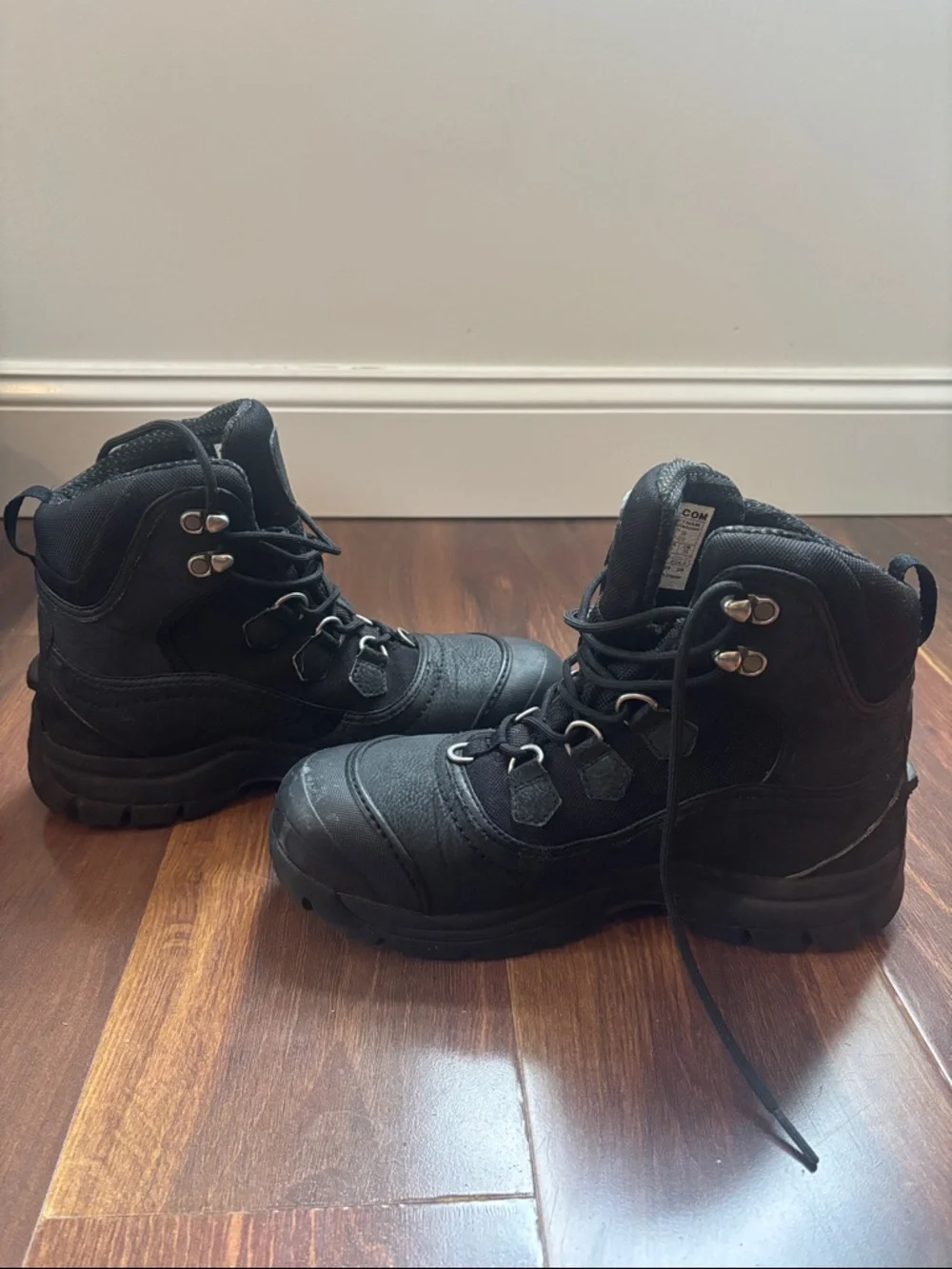 Sorel Timberwolf Black Leather Waterproof Winter Boots Mens 7 / 40 (f6y)